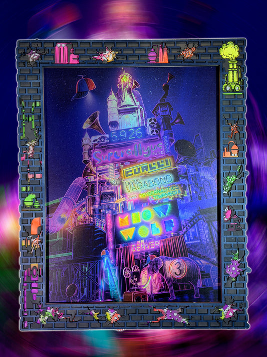 Alive! Meow Wolf Holographic Foil Prints