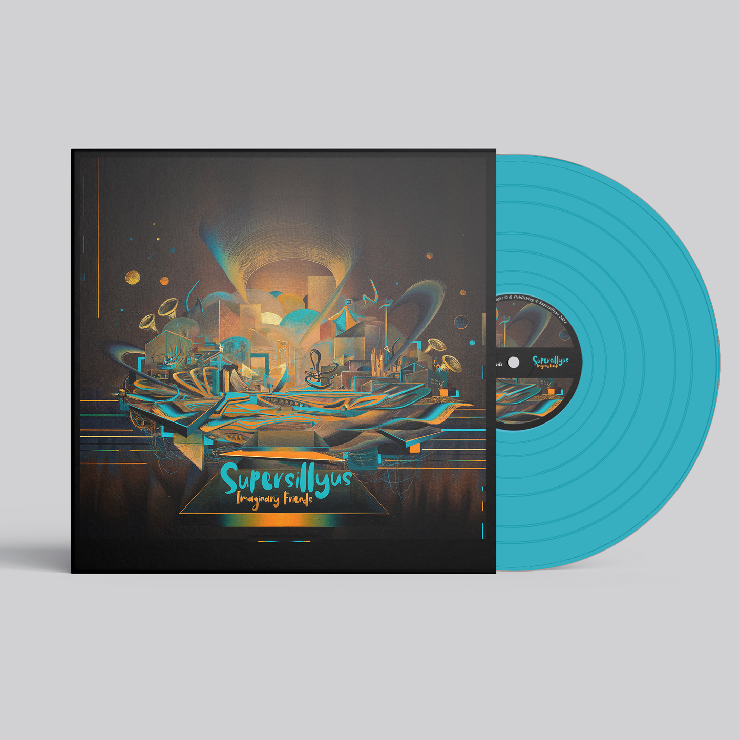Supersillyus - Imaginary Friends Limited Edition 12" Teal Vinyl Pre-order